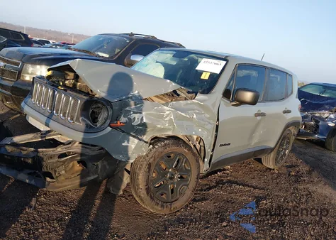 2017 Jeep Renegade Sport Fwd from USA, damaged, VIN ZACCJAAB2HPF50421